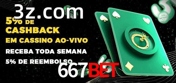 Promoções do cassino ao Vivo 667BET